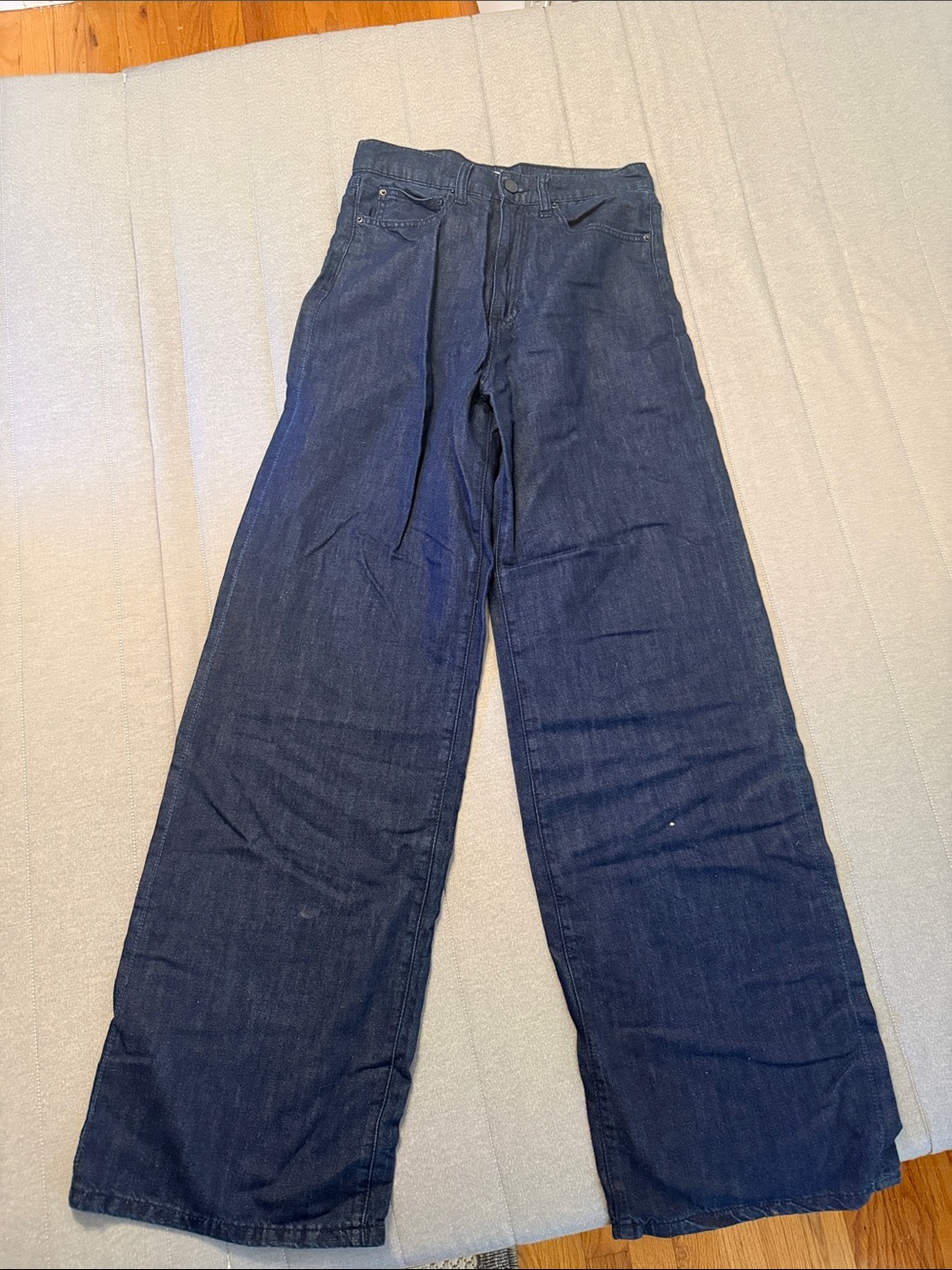 WeWoreWhat Wide-Leg Dark Indigo Jeans